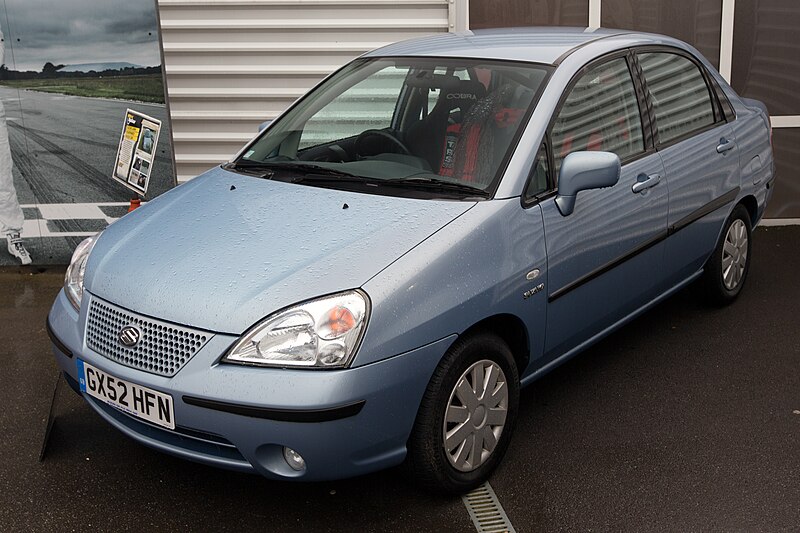 File:Suzuki Liana Top Gear reasonably priced car National Motor Museum, Beaulieu.jpg