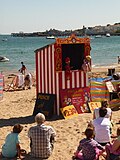 Thumbnail for File:Swanage, Punch ^ Judy show on the beach - geograph.org.uk - 2047290.jpg