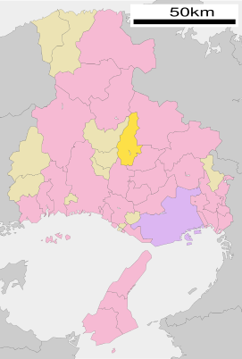 Lokasi Taka di Prefektur Hyōgo
