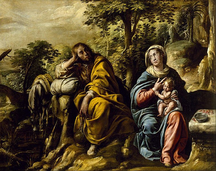 File:Tanzio da Varallo - The Rest on the Flight into Egypt - Google Art Project.jpg