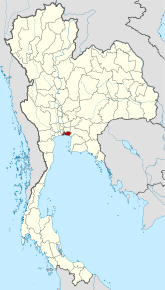Kart over Samut Prakan