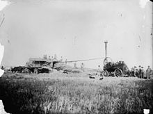 Threshing scene, Buenos Aires, 1910s Threshing scene, Buenos Aires, between 1908 and 1919.jpg