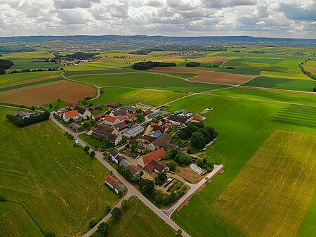 Tiefenbach (Ellingen) Luftaufnahme (2020)