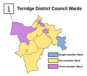 Ward boundary map