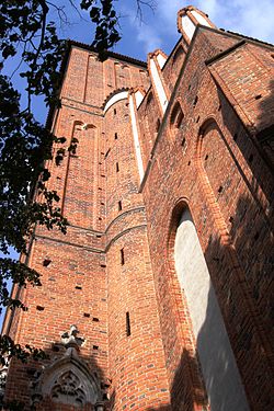 Toruń, katedra św. św. Janów, (fasada zach.) ul. Żeglarska (4) (OLA Z.).JPG