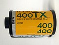 A Tri-X 35mm (135) film canister, version 2002.