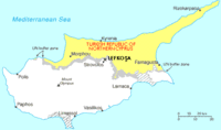 Location of Nicosia