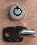 Thumbnail for Tubular pin tumbler lock