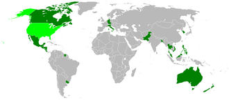 Johnson made eleven international trips to twenty countries during his presidency. US President Lyndon Johnson Presidential Trips.PNG