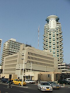 Isrotel Tower Skyscraper hotel in Tel Aviv, Israel