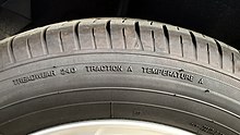 UTQG ratings on sidewall of Toyo Tires Proxes R39 tire UTQG ratings on Japanese Tire.jpg