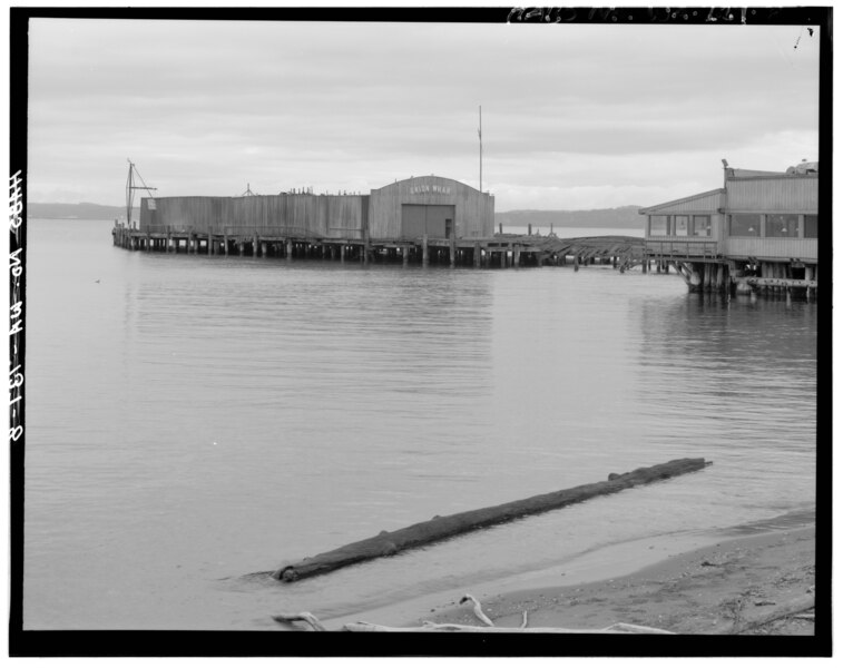 File:Union Wharf, Taylor Street End, Port Townsend, Jefferson County, WA HABS WASH,16-PORTO,12-8.tif