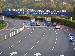 Universal Studios Hollywood parking entrance 1.JPG