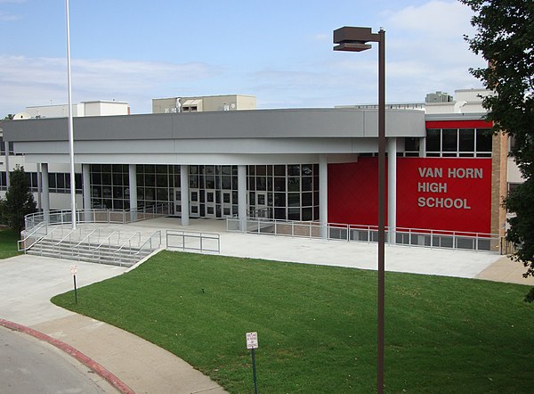 Van Horn High School after the 2011 renovation.