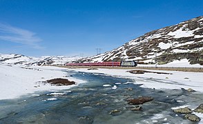 Train in spring