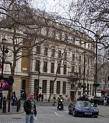 The old Westminster City Hall in Charing Cross Road View towards Charing Cross Road from Irving Street (geograph 3294302) (cropped).jpg