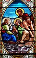Finestra di vetro colorato nella chiesa di Sainte-Catherine de Montaut G2A.jpg