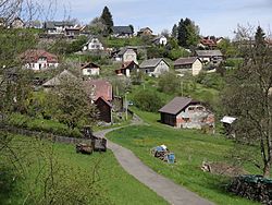 Vlastiboř seen from the south