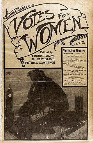 <i>Votes for Women</i> (newspaper) British suffragist newspaper (1907–1918)