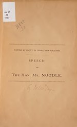 Miniatuur voor Bestand:Voting by proxy in charitable societies.Speech of the Hon. Mr. Noodle against the Assembly bill empowering members of benevolent and other societies to vote by proxy. (IA votingbyproxyinc00jayj).pdf