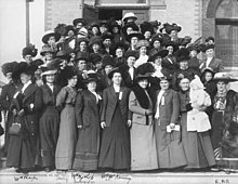 Woman's Christian Temperance Union convention in Calgary, Alberta, in October 1911