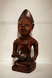 WLA brooklynmuseum Kongo Figure of Mother and Chil