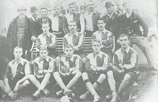 The Walsall team pictured in 1893