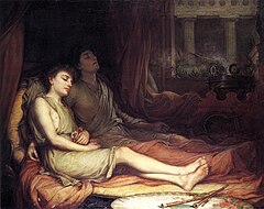 Hipnos en Tanatos: Sleep and His Half-Brother Death, deur John William Waterhouse.