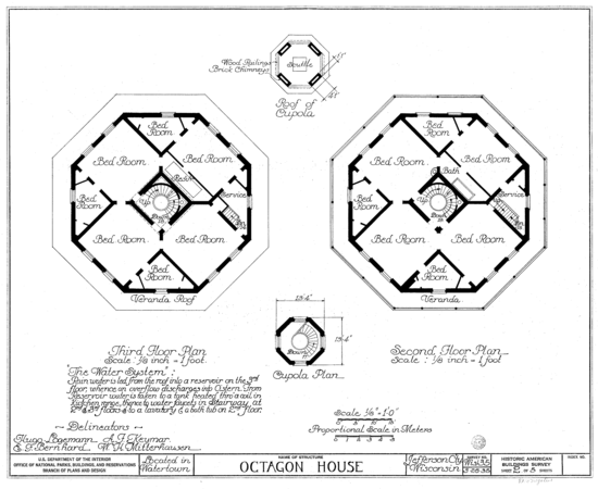 Octagon Shaped House Plans