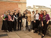 group photo of WikiMatejko participants