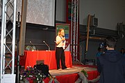 Hackathon opening at Wikimania 2016 in Esino Lario.