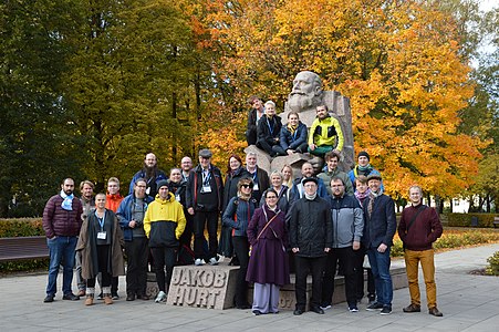 Wikimedia Northern Europe Meeting 2019 - group photo.jpg