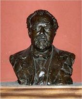 Bust of Sir Henry Wood, rescued from the wreckage of the hall in 1941 Wood-bust-cropped.jpg