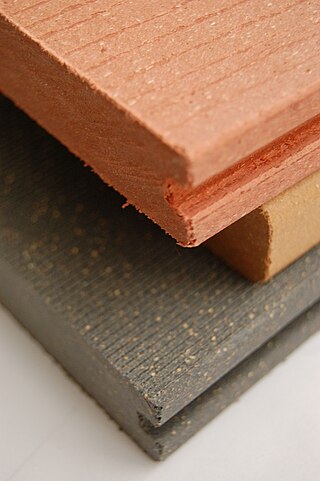<span class="mw-page-title-main">Wood-plastic composite</span> Composite materials made of wood fiber and thermoplastics