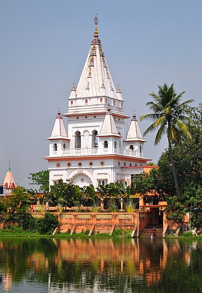 The temple at Caitanya Mahaprabhu's birthplace in Mayapur, Nadia established by Bhaktivinoda Thakur in the 1880s.