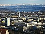 Zürich vom Käferberg her gesehen