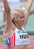 Mit 12,41 m schied Zita Ajkler in der Qualifikation aus