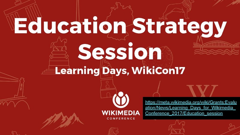 (WMCON17) Education Session- Presenting the Education Programs