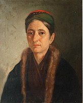 Đura Jakšić - Portret žene, oko 1871, Narodni muzej Crne Gore, Cetinje