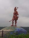 Huge ststue of Lord Parshuram at Burondi village