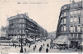 La rue Faidherbe vers 1900