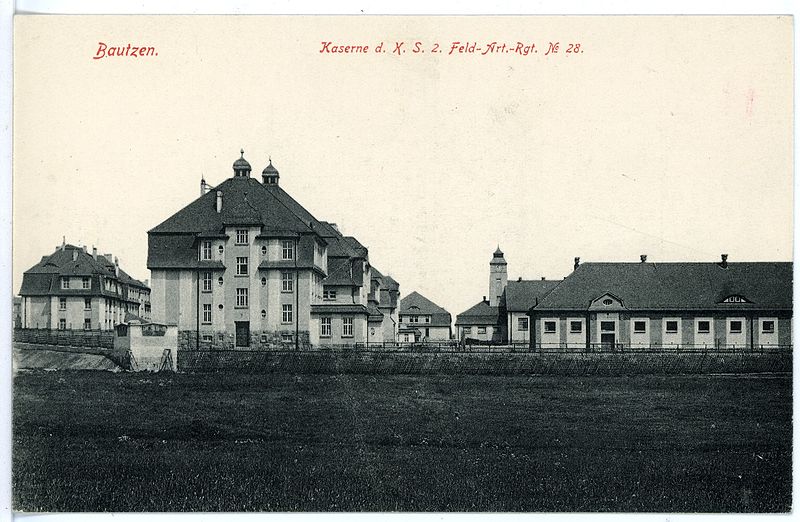 File:15859-Bautzen-1913-Kaserne des 2. Feld-Artillerie-Regiments Nr. 28-Brück & Sohn Kunstverlag.jpg