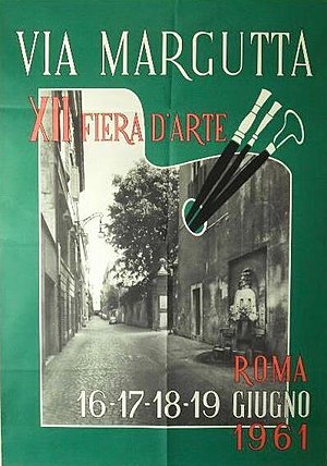 1961-LOCANDINA DEL 1961 CENTO PITTORI Via MARGUTTA.jpg