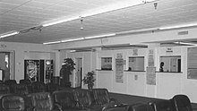 The waiting room of American Pain, located at the North Dixie Highway, Lake Worth on March 3, 2010 (FBI photo) 2010-03-03 Inside American Pain - Pill Mill - Waiting Room after Raid.jpg