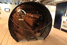 Spy tunnel in Cold War Berlin. 2012-07 AlliiertenMuseum Berlin Spy Tunnel anagoria.JPG