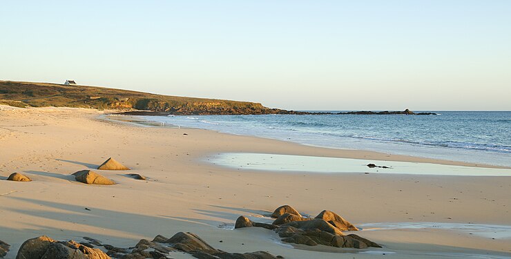 Plage de Gwendrez, Brittany/France.