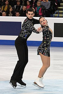 Alexandra Herbríková Czech pair skater