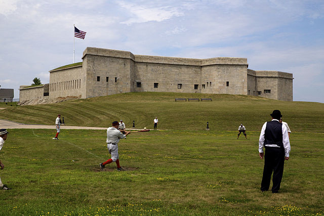 Fort Trumbull, originally built on this site in 1777. The present structure was built between 1839 and 1852.
