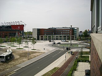 Kennispark Enschede Railway Station 2013 Stationsplein Enschede Kennispark (Drienerlo).jpg