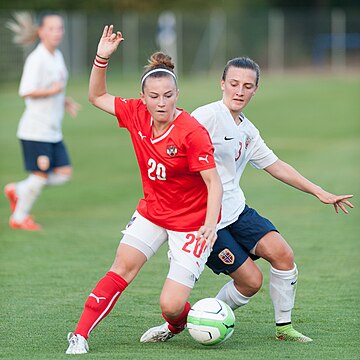 Frauenfußball U19 Österreich - Norwegen von Ailura mit Nikon 300mm und Akkreditierung